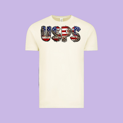 Usps 4th Of July Vintage Tee Designed By Cowgirlartshop