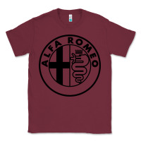 Burgundy alfa racing big Classic Tee - PixelFlow