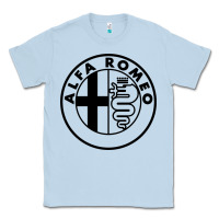Dusty Blue alfa racing big Classic Tee - PixelFlow