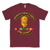 Burgundy Womens Army Corps Vietnam Era Veteran Mother Day Gift Classic Tee - trangStudio
