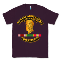 Plum Womens Army Corps Vietnam Era Veteran Mother Day Gift Classic Tee - trangStudio
