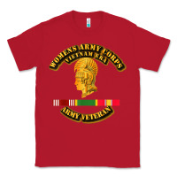 Red Womens Army Corps Vietnam Era Veteran Mother Day Gift Classic Tee - trangStudio