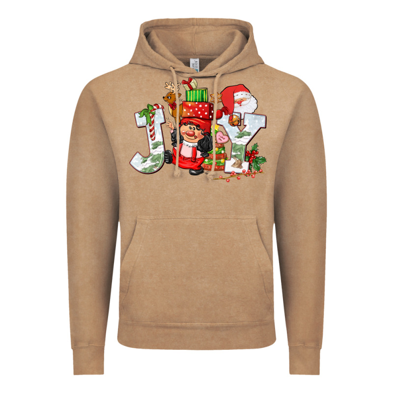 Christmas Joy Girl Gnome Vintage Hoodie by CowGirlArtShop | Teevron