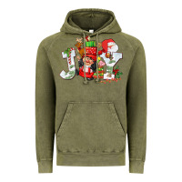 Vintage Olive christmas joy girl gnome Vintage Hoodie - CowGirlArtShop