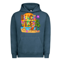 Pigment Midnight Navy beach vibes Urban Hoodie - AdoDesignShop