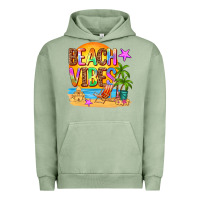 Pigment Oil Green beach vibes Urban Hoodie - AdoDesignShop