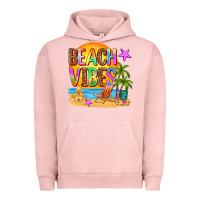 Pigment Salmon beach vibes Urban Hoodie - AdoDesignShop