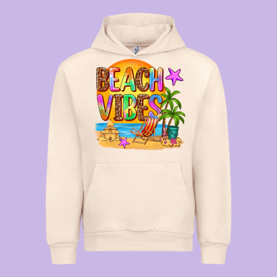 Beach Vibes Urban Hoodie Designed By Adodesignshop