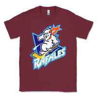 Burgundy Quebec Rafales Classic Tee - PixelFlow