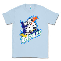 Dusty Blue Quebec Rafales Classic Tee - PixelFlow