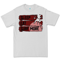 Dove Grey surf, sleep, eat Premium Tee - Bettercallsaul