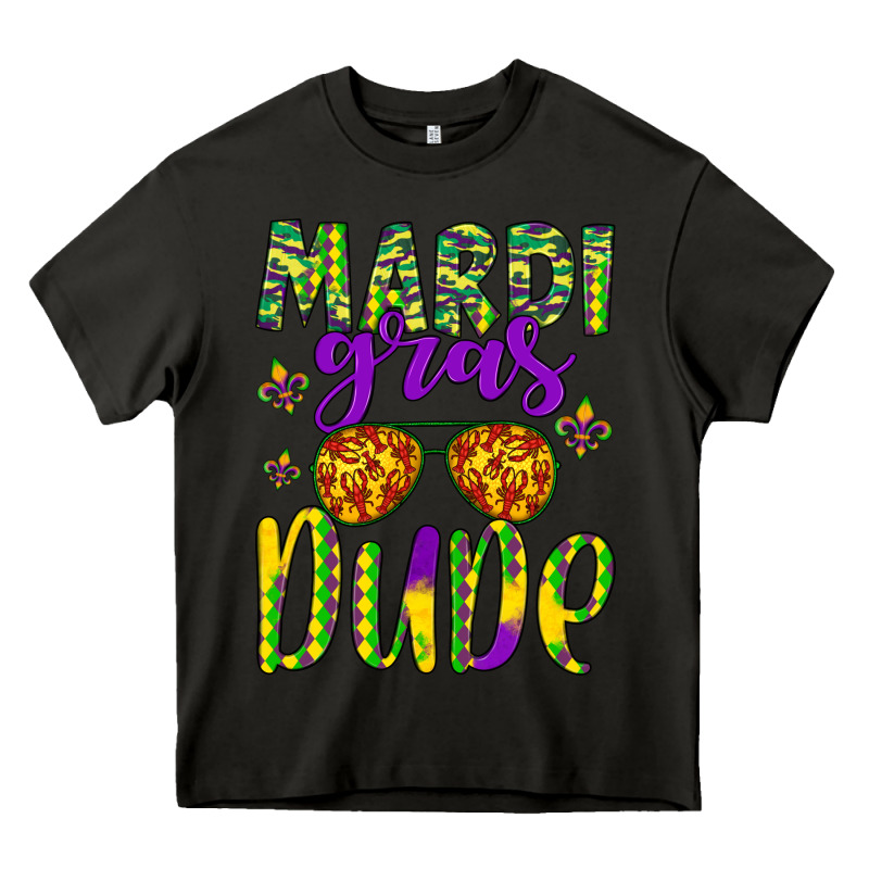Mardi Gras Dude Heavy Core Tee by Artiststas | Teevron