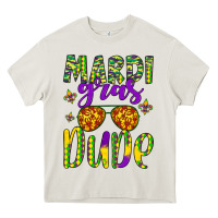 Cream mardi gras dude Heavy Core Tee - Artiststas