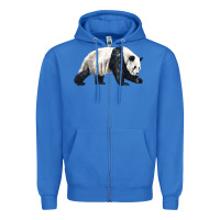 True Royal walking panda Zipper Hoodie - LillyAllenDesigns