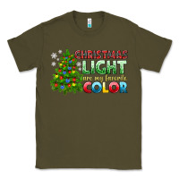 Army Green Christmas light are my favorite color Classic Tee - NancyCooperArtShop