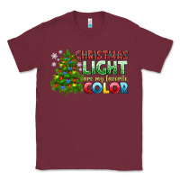 Burgundy Christmas light are my favorite color Classic Tee - NancyCooperArtShop