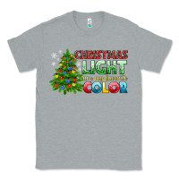 Heather Grey Christmas light are my favorite color Classic Tee - NancyCooperArtShop