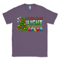 Lavender Christmas light are my favorite color Classic Tee - NancyCooperArtShop