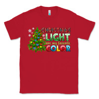Red Christmas light are my favorite color Classic Tee - NancyCooperArtShop