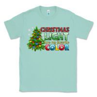 Seafoam Christmas light are my favorite color Classic Tee - NancyCooperArtShop