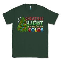 Sports Green Christmas light are my favorite color Classic Tee - NancyCooperArtShop
