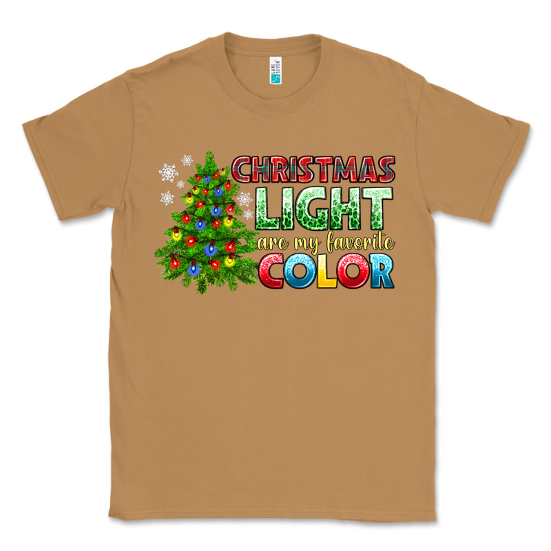 Christmas Light Are My Favorite Color Classic Tee by NancyCooperArtShop | Teevron