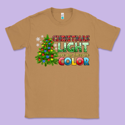 Christmas Light Are My Favorite Color Classic Tee Designed By Nancycooperartshop