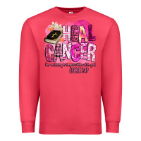 Cardinal heal cancer for nothing is impossible with god Premium Sweatshirt - BarkalooDesign