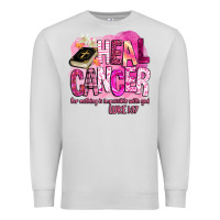 Dove Grey heal cancer for nothing is impossible with god Premium Sweatshirt - BarkalooDesign