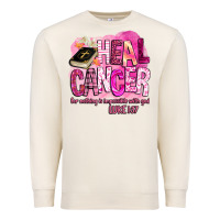 Sandshell heal cancer for nothing is impossible with god Premium Sweatshirt - BarkalooDesign