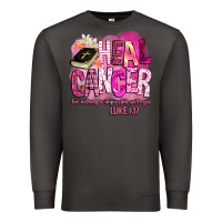 Smoke heal cancer for nothing is impossible with god Premium Sweatshirt - BarkalooDesign