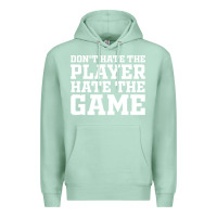 Seafoam Don't Hate The Player Hate The Game Premium Hoodie - InspiraDesign