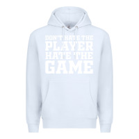 White Don't Hate The Player Hate The Game Premium Hoodie - InspiraDesign
