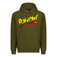 Army Green Ronda Rousey Merch Rowdy Ronda Rousey Shirt Premium Hoodie - InspiraDesign