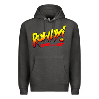 Charcoal Heather Ronda Rousey Merch Rowdy Ronda Rousey Shirt Premium Hoodie - InspiraDesign
