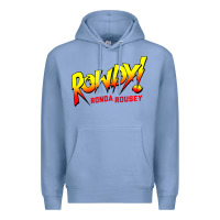 Colony Blue Ronda Rousey Merch Rowdy Ronda Rousey Shirt Premium Hoodie - InspiraDesign