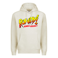 Oatmeal Heather Ronda Rousey Merch Rowdy Ronda Rousey Shirt Premium Hoodie - InspiraDesign