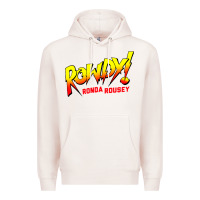 Pale Pink Ronda Rousey Merch Rowdy Ronda Rousey Shirt Premium Hoodie - InspiraDesign