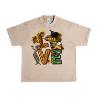 French Oak love juneteenth africa Urban Heavy Tee - CowGirlArtShop