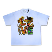 Grape Ice love juneteenth africa Urban Heavy Tee - CowGirlArtShop