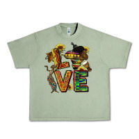 Oil Green love juneteenth africa Urban Heavy Tee - CowGirlArtShop