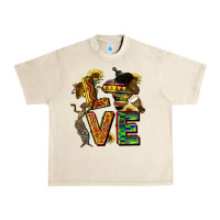 Sandshell love juneteenth africa Urban Heavy Tee - CowGirlArtShop