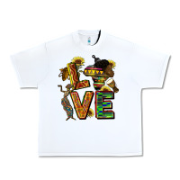 White love juneteenth africa Urban Heavy Tee - CowGirlArtShop