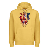 Antique Gold wonder woman movie arms crossed t shirt Premium Hoodie - InspiraDesign