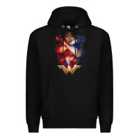 Black wonder woman movie arms crossed t shirt Premium Hoodie - InspiraDesign
