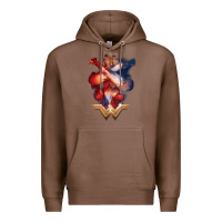 Chestnut wonder woman movie arms crossed t shirt Premium Hoodie - InspiraDesign