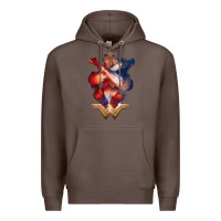 Coffee wonder woman movie arms crossed t shirt Premium Hoodie - InspiraDesign
