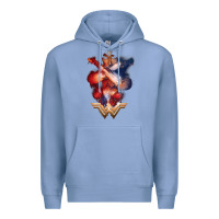 Colony Blue wonder woman movie arms crossed t shirt Premium Hoodie - InspiraDesign