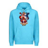 Ocean Blue wonder woman movie arms crossed t shirt Premium Hoodie - InspiraDesign