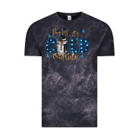 Cloud Black baby its cold outside Vintage Tee - CowGirlArtShop